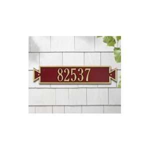   Exeter Horizontal Standard Wall Plaque One Line