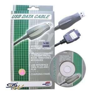 : Cell Phone PC Laptop Computer USB Data Cable for Kyocera 2235: Cell 