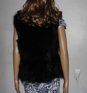 collar types new womens real genuine feed fox fur vest coat 