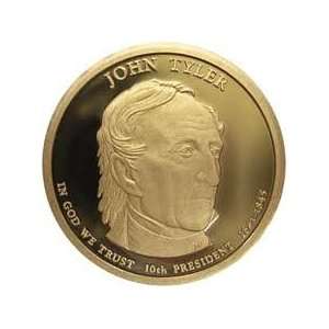  2009 S Proof John Tyler Dollar. 