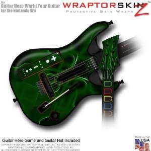 Abstract 01 Green Skin fits Band Hero, Guitar Hero 5 & World Tour 