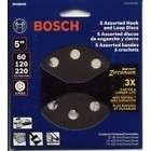 Bosch 5 Hook & Loop Sand Discs. 3 packs of 5. New Type  