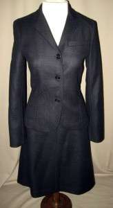 JILL STUART Black Fitted Wool Jacket Size 4 NEW without TAGS!  