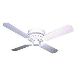 Four blade 42 inch White Finish Ceiling Fan  