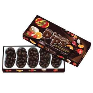 Jelly Belly Bean Dark Chocolate Dips 5 Flavor Gift Box: 12 Count