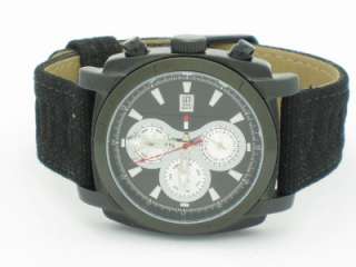MENS TOMMY WATCH F90316 BLACK DIAL CHRONOGRAPH WATCH  