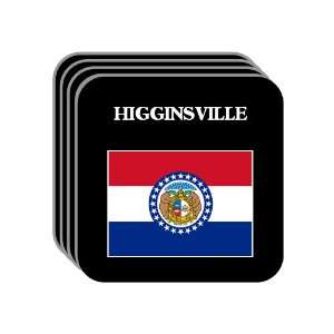  US State Flag   HIGGINSVILLE, Missouri (MO) Set of 4 Mini 