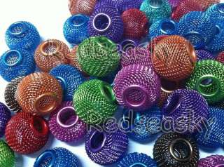 Wholesale jewelry 30PCS Mix Lot Basketball Wives Earrings Mesh Beads 