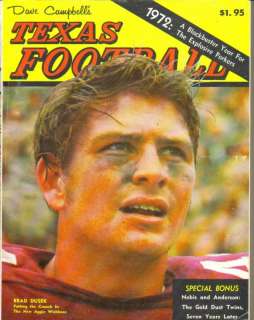 1972 Dave Campbells Texas Football Magazine   Dusek  