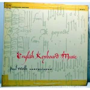  English Keyboard Music, Paul Wolfe, EA Paul Wolfe Music