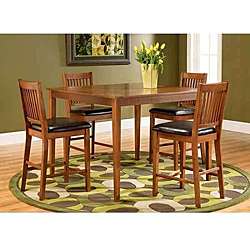   Mission 5 piece 48 inch Counter height Table Set  Overstock