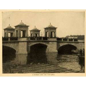  1903 Print Saint Petersburg Russia Bridge Fontanka River 