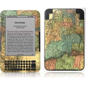  Skinit US and Mexico Map 1848 Vinyl Skin for  Kindle 