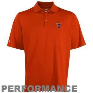   Syracuse Orange Orange Exceed Performance Polo: Sports & Outdoors