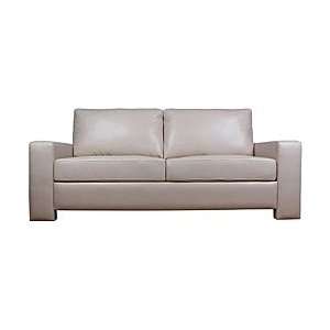  Handy Living Oak Park Sofa Bonded Leather Tan: Furniture 