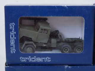 Trident 1/87 HO Lot #51) of 5 Military Vehicles 81011/90051/90025 
