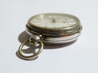 FATTORINI & SONS BRADFORD 1878 Silver Pocket Watch #4  