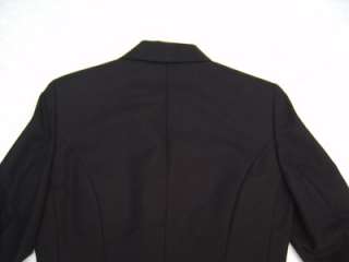   Polo Pony Ralph Lauren M Blazer Womens Jacket Button Coat Black  