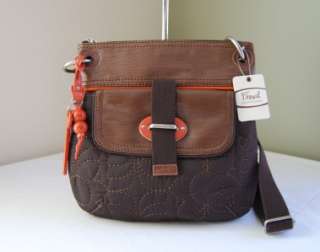 Fossil Key Per Crossbody Bag + Zip Around Clutch Wallet Black  