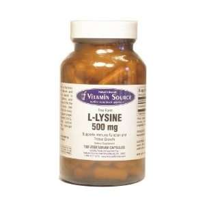 Vitamin Source L Lysine Veg Capsules Health & Personal 