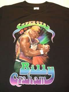 Superstar BILLY GRAHAM WWE T shirt  