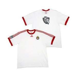  adidas CD Chivas USA Training T Shirt   White/Red Extra 