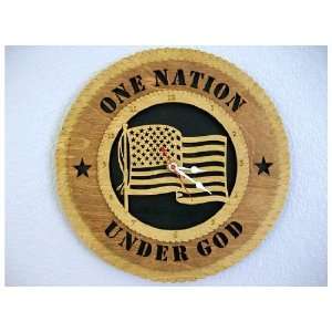  One Nation Under God Clock