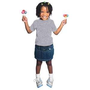   Toddler Short Sleeve Cotton T Shirt (Heather, 2T): Sports & Outdoors