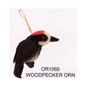  Bird Ornament, Woodpecker   Natural Materials: Everything 