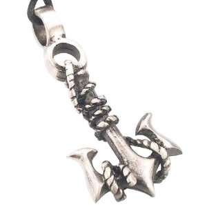  Navy Officer Anchor Pewter Pendant Necklace Jewelry
