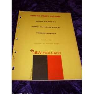   New Holland 23/24 Forage Blower OEM Parts Manual New Holland Books