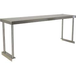 Stainless Steel Table Single Work Prep Overshelf 60 845033011377 