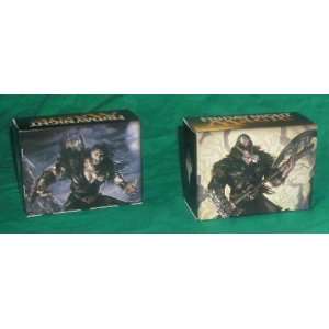  Magic the Gathering FNM Cardboard Deck Boxes Lot of 2 