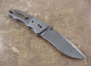 Kirby Lambert INFERNO custom folding knife  