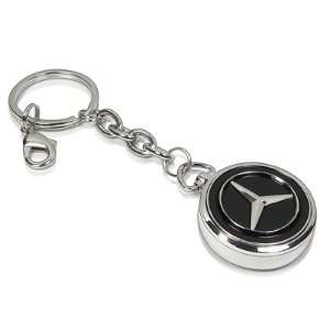  Mercedes Benz Swivel Clock Key Chain, Official Licensed 