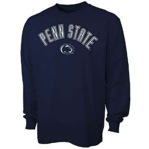   Nittany Lions Navy Blue Big Hit Long Sleeve T shirt: Sports & Outdoors