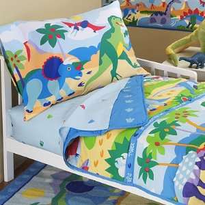  Olive Kids Dinosaurland Toddler 4 pc. Bedding Set: Home 