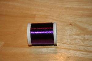 Metallic Rod Wrapping Thread 1 oz Spool Size C   Purple #9468  