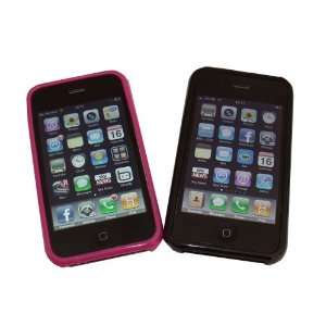 Modern Tech Twin Pack Gel Skin/ Case for Apple iPhone 3G/ 3GS (Black 