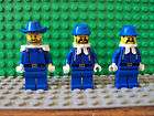 Lego Minifig ~ Lot Of 3 Civil War Union Calvary Blue Soldier US 