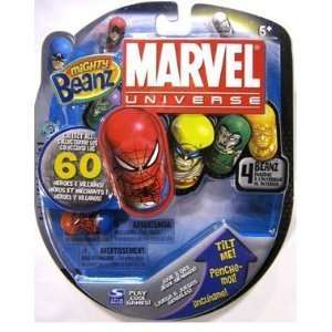  Marvel Mighty Beanz With Spiderman Toys & Games