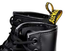   Women Boots 1460W 8 EYE 11821006 Smooth Leather Black Noir  