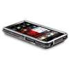 Clear+Black+Blue+Red Case+Privacy Protector For Motorola Droid Bionic 