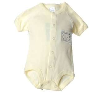  Newborn Infant Baby Girls Clothes YELLOW BEAR Bodysuit 