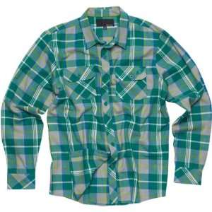   Ocotillo Mens Long Sleeve Casual Wear Shirt   Verdant Green / Small