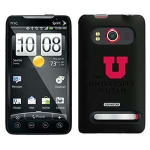  University of Utah U Medium on HTC Evo 4G Case  