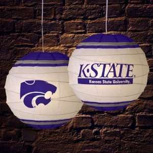  Kansas State Wildcats 18 Inch Rice Paper Lamp NCAA College 