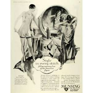   Women Undergarments Clothing Rayon   Original Print Ad