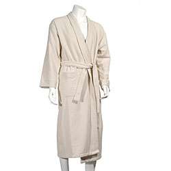 Majestic Mens Island Linen Terry Kimono style Robe  