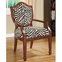 Zebra Safari Crest Chair  